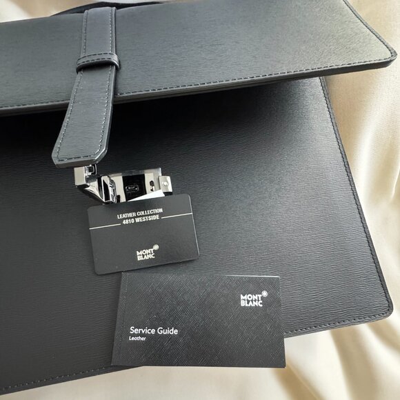 Montblanc 4810 Westside Briefcase in Black - Picture 4 of 15